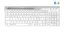 A4TECH FBK25 BLUETOOTH Q KLAVYE BEYAZ resmi