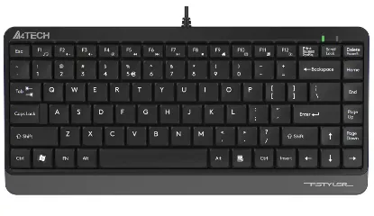 A4 TECH FK11 SLIM Q KLAVYE USB GRİ resmi