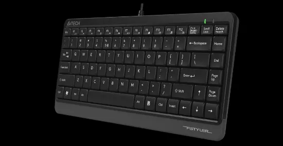 A4 TECH FK11 SLIM Q KLAVYE USB GRİ resmi