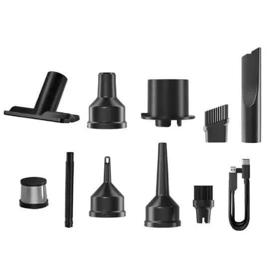 Snapron SNV-3002 80W 7.4V Şarjlı Mini Araç ve Ev Süpürgesi + Çift Filtrasyonlu Çok Fonksiyonlu Temizlik Seti resmi