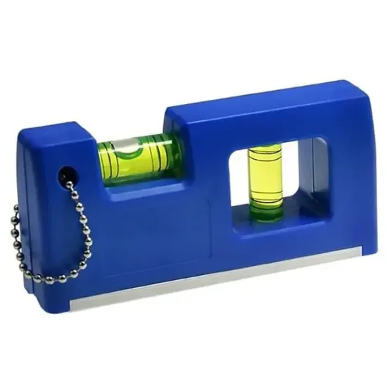 Powermaster Mavi 100 Mm Mıknatıslı Mini Su Terazisi resmi