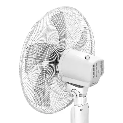 Everest FAN11 Cool Air 16'' 50 Watt 5 Pervaneli 3 Kademe 1200RPM Zaman Ayarlı Vantilatör - Beyaz resmi
