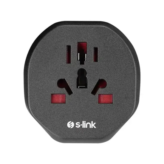 S-Link SL-WL09 Çok Amaçlı Universal Avrupa Çıkışlı - Türk Priz Çevirici  resmi