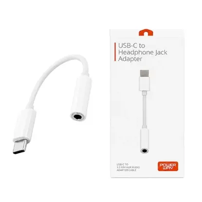 Powerway AC04 Type-C To 3.5 Mm AUX Kulaklık Dönüştürücü resmi