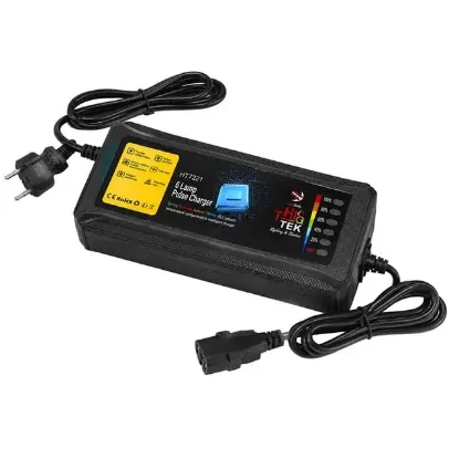 HIGHTEK HT-7221 36 Volt 20 Amper Elektrikli Bisiklet - Motosiklet Şarj Adaptörü resmi
