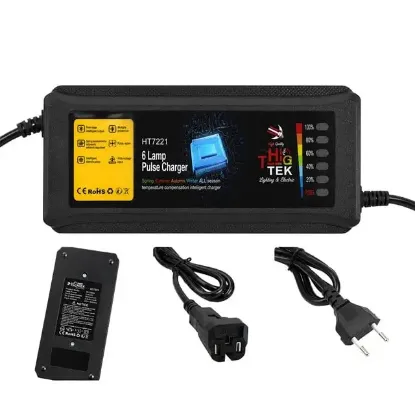 HIGHTEK HT-7221 36 Volt 20 Amper Elektrikli Bisiklet - Motosiklet Şarj Adaptörü resmi