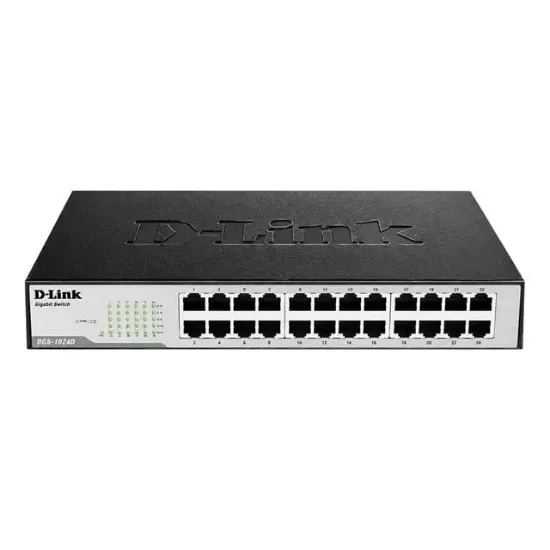 D-Link DES-1024D 24 Port 10/100 Metal Kasa Switch resmi
