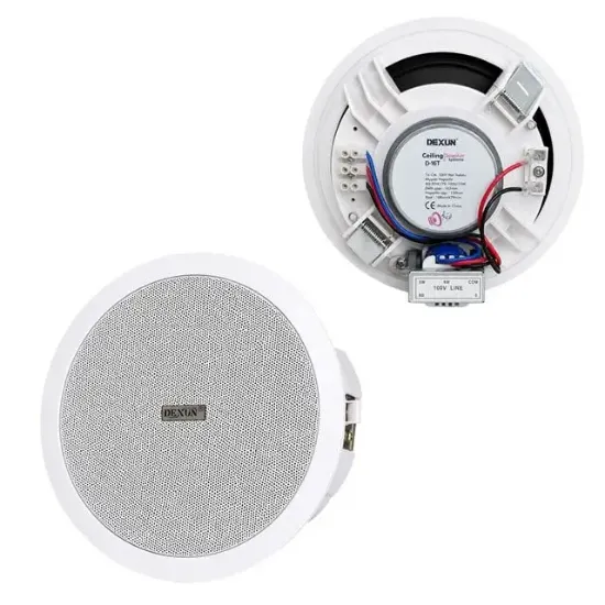 Dexun D-16T 16 Cm Hat Trafolu 100 Volt 15 Watt Alçıpan Tavan Gömme Hoparlör resmi