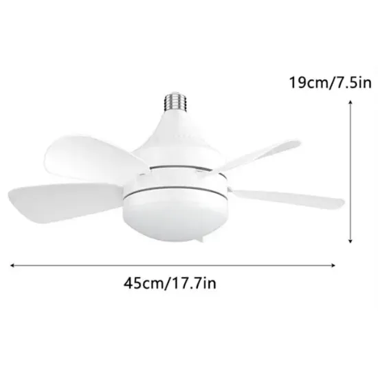 PowerMaster PM-25552 E27 2000 Lümen Ledli Tavan Fan Vantilatör resmi