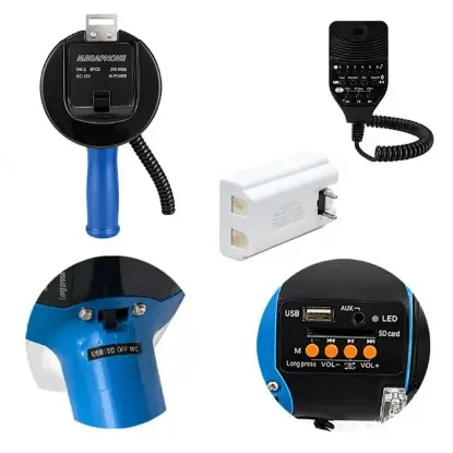 Magicvoice ML-687 BT-USB Şarj Üniteli Mikrofonlu Megafon resmi