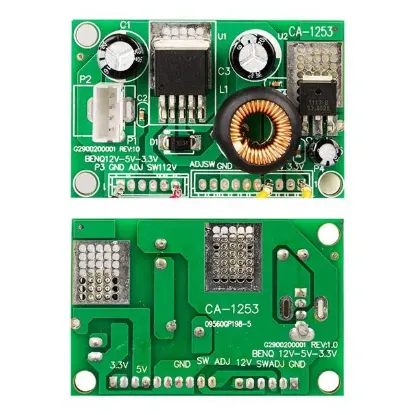 Weko CA-1253 Power Supply Kablolu Kademeli Modül DC 12 Volt TO 5 Volt TO 3.3 Volt 3 Amper Dönüştürücü resmi