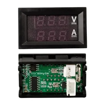 Weko CA-056-30V DC 4-30 Volt Dijital Kırmızı Ekranlı Voltmetre (3 Pin) resmi
