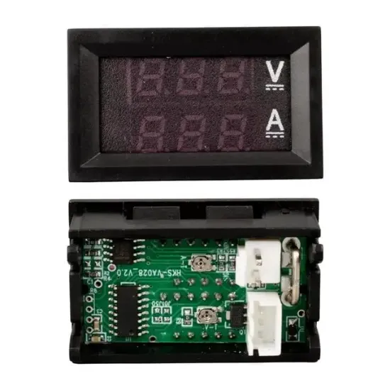 Weko CA-056-30V DC 4-30 Volt Dijital Kırmızı Ekranlı Voltmetre (3 Pin) resmi