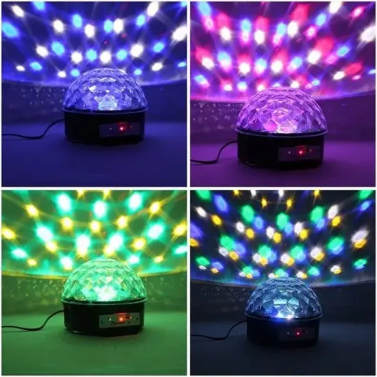 Premio PR-2839 Usb-Mp3-Blueooth Destekli Kumandalı Hoparlörlü Yarım Dünya Sihirli Led Disko Topu resmi
