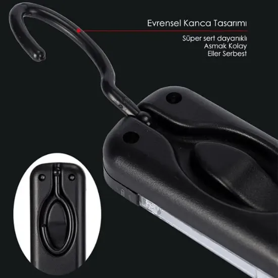 Powermaster PM-14905 220 Volt 7 Metre Kablolu 100 Ledli Seyyar Çalışma Lambası resmi