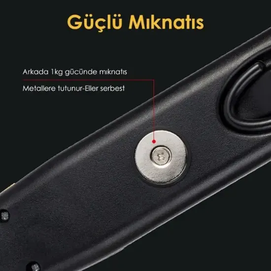 Powermaster PM-14905 220 Volt 7 Metre Kablolu 100 Ledli Seyyar Çalışma Lambası resmi
