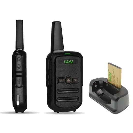 Wln KD-C51 16 Kanal Siyah Tekli Telsiz resmi