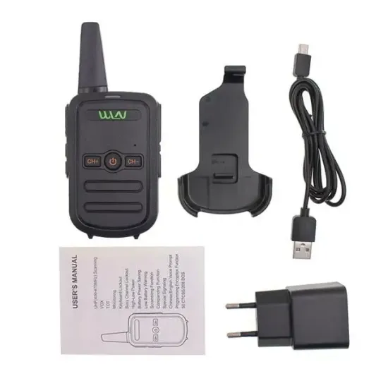 Wln KD-C51 16 Kanal Siyah Tekli Telsiz resmi