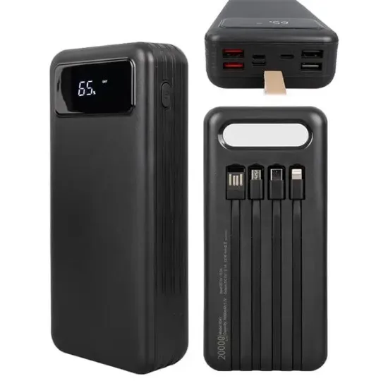 Powermaster K047-20 20000 Mah Dijital Göstergeli Powerbank resmi