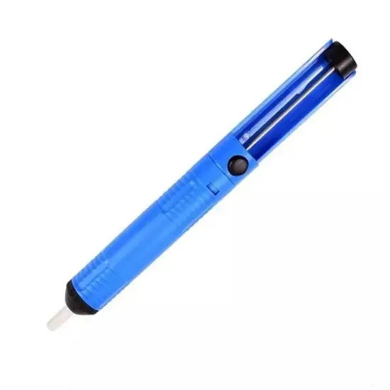 PowerMaster CJ-1229 Yüksek Emişli Lehim Temizleme Pompası Plastik Mavi (192mm) resmi