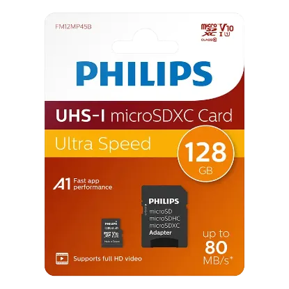 PHILIPS 128GB MICRO SDXC 80 MB/S C10 FM12MP45B/00 resmi