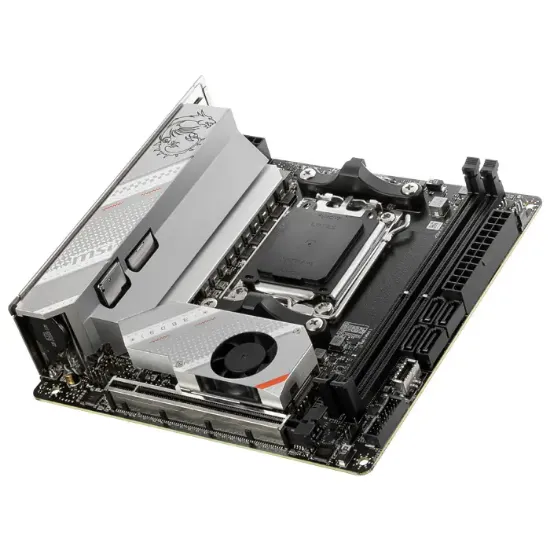MSI MPG B650I EDGE WIFI DDR5 HDMI M.2 USB 3.2 LAN WİFİ MITX AM5  resmi