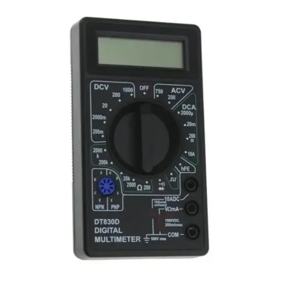 Powermaster DT-830D Dijital Akım Voltaj Direnç Ölçer Multimetre Ölçü Aleti resmi