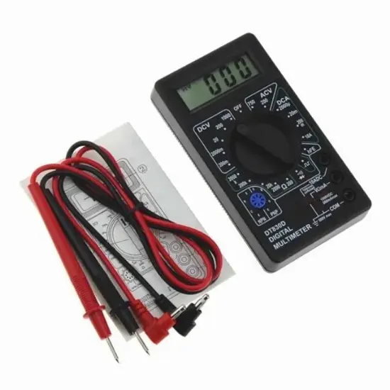 Powermaster DT-830D Dijital Akım Voltaj Direnç Ölçer Multimetre Ölçü Aleti resmi