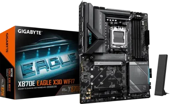 GIGABYTE X870E EAGLE X WIFI7 DDR5 HDMI ATX AM5 resmi