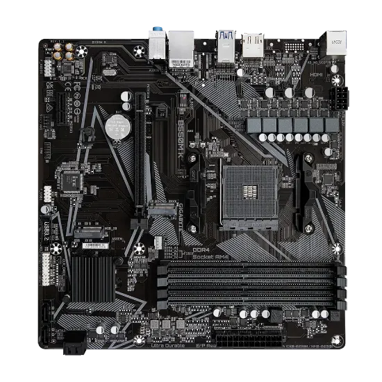 GIGABYTE B550M K DDR4 4733MHz(OC) HDMI M.2 DP mATX resmi