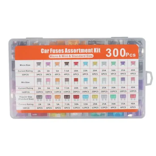 PowerMaster PM-28531 300 Parça Micro - Mini - Standart Oto Sigorta Kiti resmi