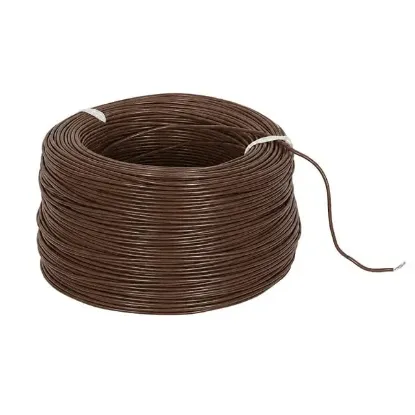Artar H03V-K 0.22 mm Bakır Çok Damarlı Devre Montaj Kablosu Kahverengi Zil Teli (0.22 mm² 100 Metre) resmi