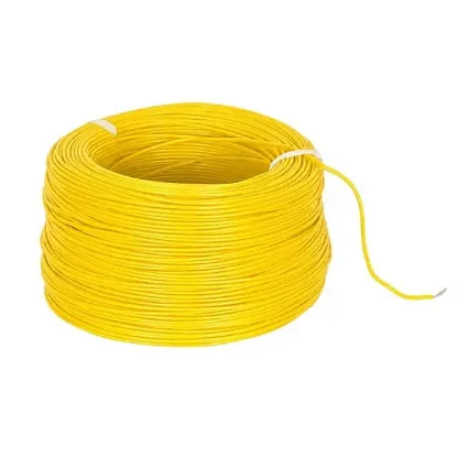 Artar H03V-K 0.22 mm Bakır Çok Damarlı Devre Montaj Kablosu Sarı Zil Teli (0.22 mm² 100 Metre) resmi