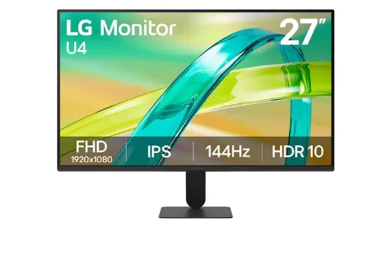 27 LG 27U411B-B 5MS 144HZ VGA HDMI IPS resmi