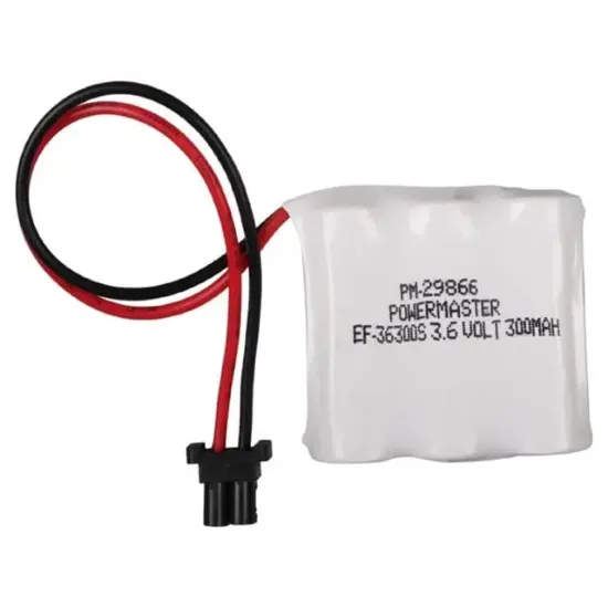 PowerMaster EF-36300S 3.6 Volt 300mAh Ni-MH 3'lü Kısa İnce Telsiz Telefon Pili 31x32x11mm resmi