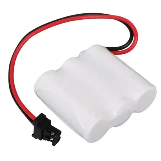 PowerMaster EF-36300S 3.6 Volt 300mAh Ni-MH 3'lü Kısa İnce Telsiz Telefon Pili 31x32x11mm resmi