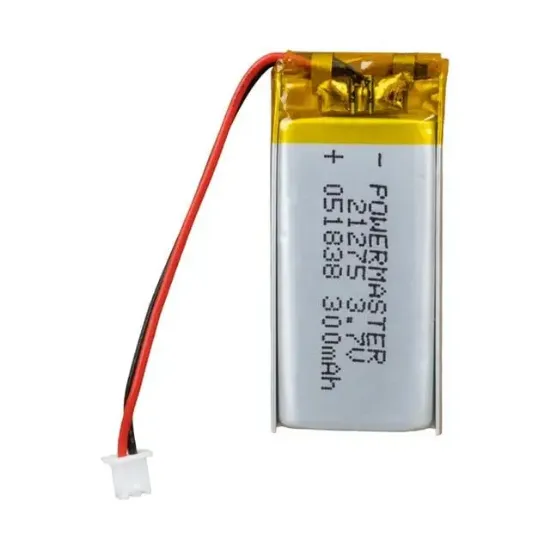 PowerMaster 051838 3.7 Volt 300 Mah Lityum Polimer Pil resmi