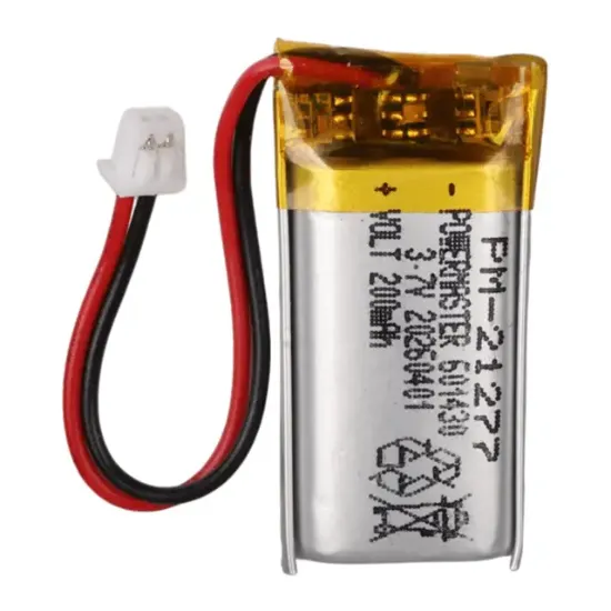 Powermaster PM-21277 3.7V 200mAh 601430 3.5mm Soketli Lityum Polimer (Li-Po) Batarya Şarj Edilebilir Pil resmi