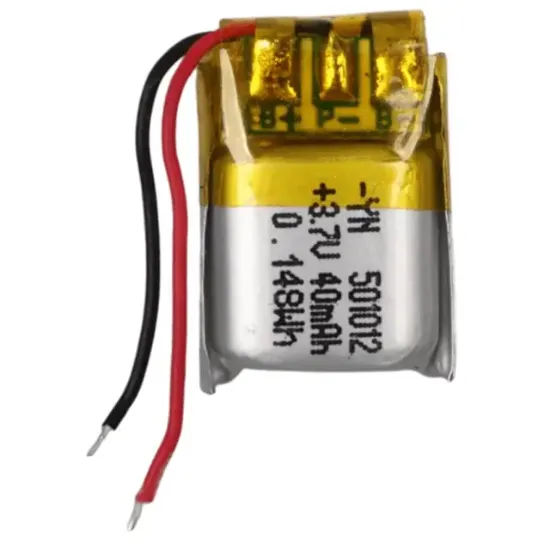 Powermaster PM-24127 3.7V 40mAh 501012 Soketsiz Lityum Polimer (Li-Po) Batarya Şarj Edilebilir Pil resmi