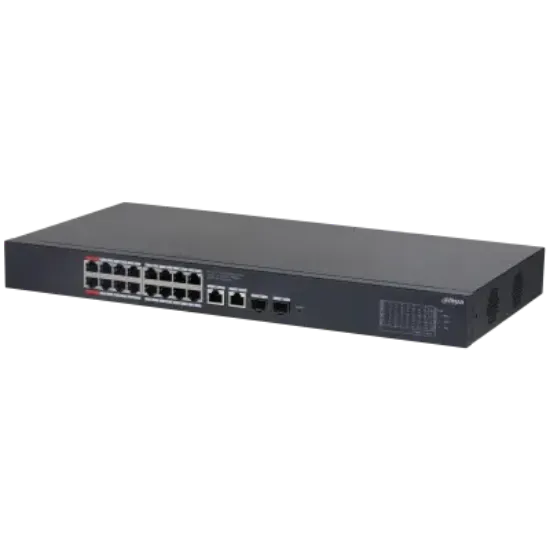 DAHUA CS4220-16GT-135 16 PORT 16XGE-2XGE-2XGE/SFP YÖNETİLEBİLİR GİGABİT 135W POE SWİTCH resmi