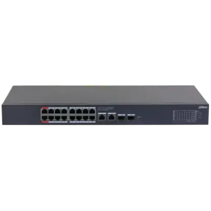 DAHUA CS4220-16GT-135 16 PORT 16XGE-2XGE-2XGE/SFP YÖNETİLEBİLİR GİGABİT 135W POE SWİTCH resmi