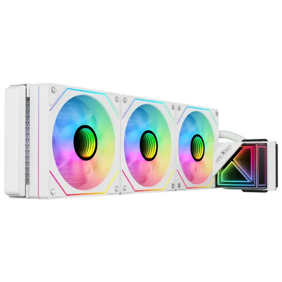 James Donkey Lugis JDC360 ARGB 360mm Beyaz Sıvı İşlemci Soğutucu AM5 ve LGA1700 Uyumlu resmi