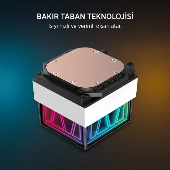 James Donkey Lugis JDC360 ARGB 360mm Beyaz Sıvı İşlemci Soğutucu AM5 ve LGA1700 Uyumlu resmi