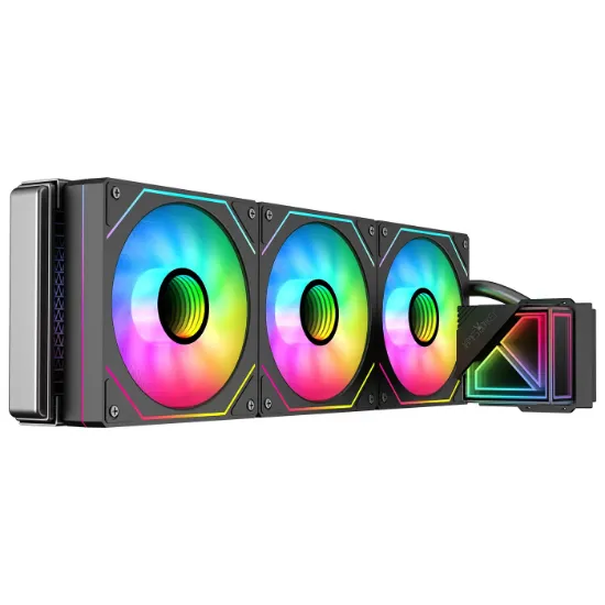 James Donkey Lugis JDC360 ARGB 360mm Siyah Sıvı İşlemci Soğutucu AM5 ve LGA1700 Uyumlu resmi
