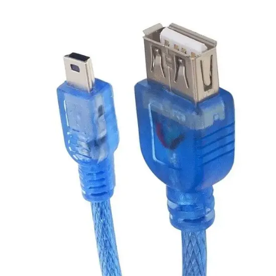 Powermaster iPod Şarj Aleti Kablosu 5 Pin Geniş 1.5 Metre Şeffaf resmi