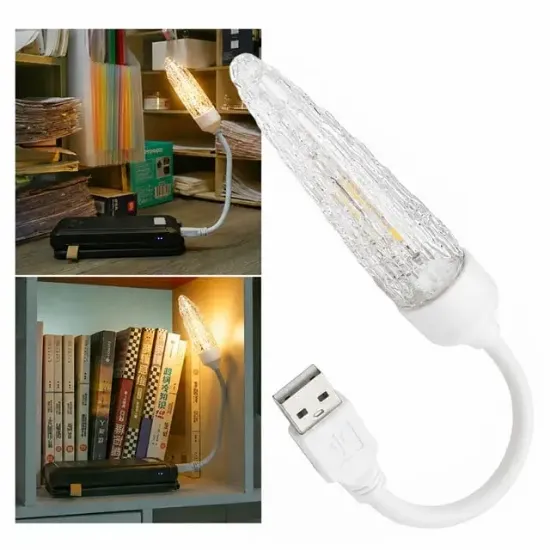 Powermaster PM-25793 Esnek Gövdeli USB Günışığı COB Led Edison Masa ve Kitap Okuma Lambası resmi