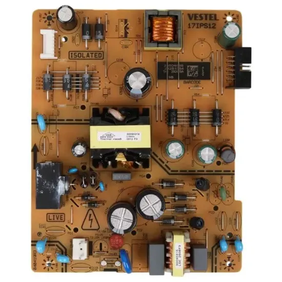 Vestel 43 inç 17IPS62R4 43" DLB-380MA Power Besleme Kartı 23281584 150x125x28mm resmi