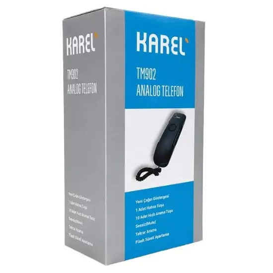 Karel TM-902 Analog Sabit Duvar ve Masaüstü Tipi Telefonu resmi