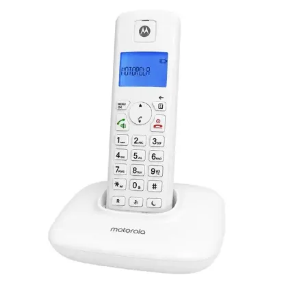 Motorola T401+ Dect Beyaz Telsiz Sabit Hat Kablosuz Telefon resmi