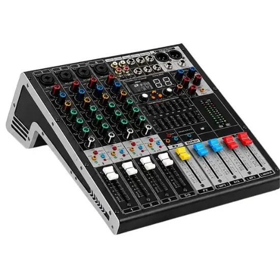 König KX-4 4 Kanal 2 Aux Giriş USB - MP3 - BT 99 DSP 2X7 Band EQ Deck Mikser resmi